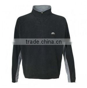 2013 hot sale casual half-zipper fleece jacket men