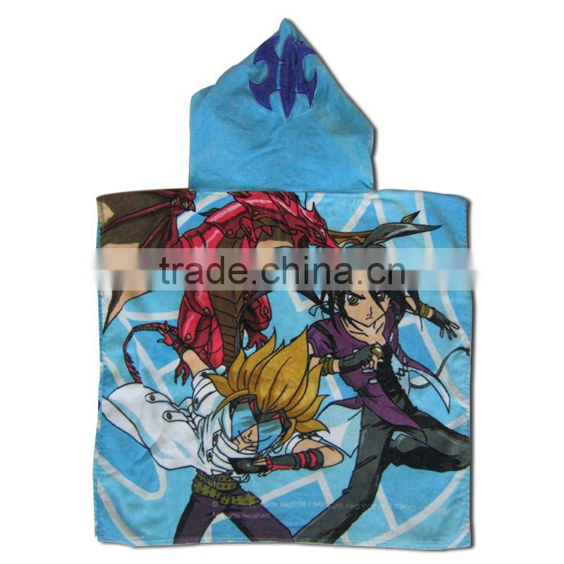 boys infant hooded bath towel wit cartoon for children brand bath towel