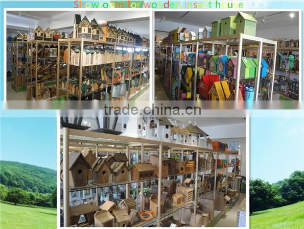 Wooden Planter Bird House Kit/ Bird Feeder with Plastic Lining