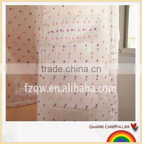 lovely long woman raincoat rainwear for adult