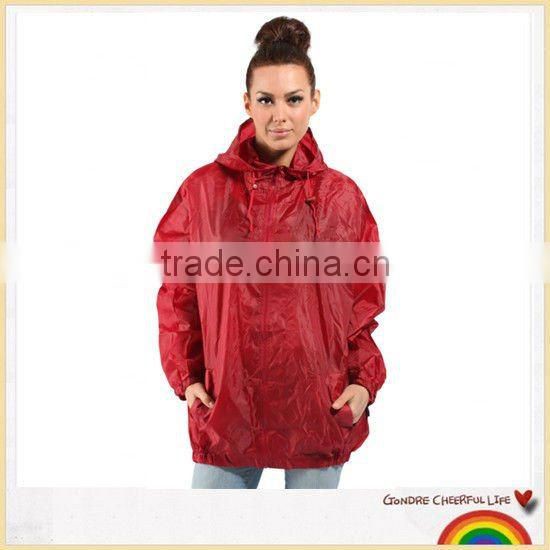 shower resistance women rain coat