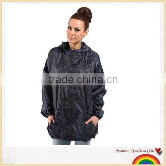 shower resistance women rain coat
