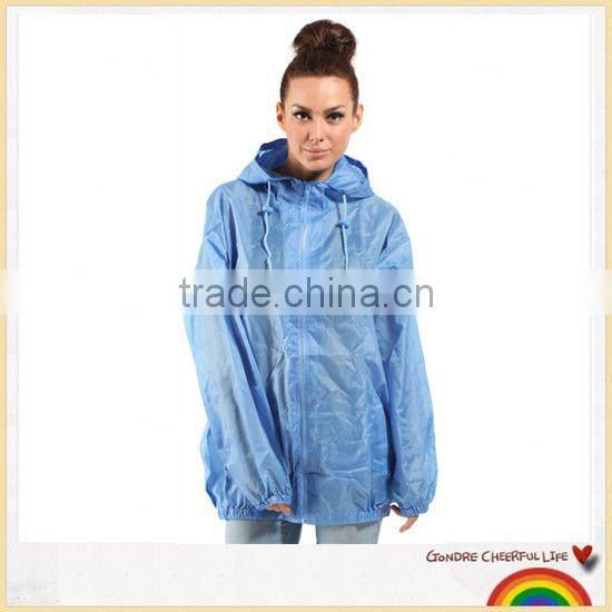 shower resistance women rain coat