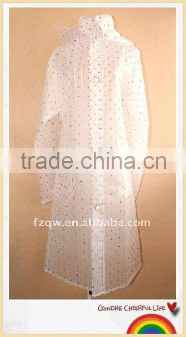 lovely long woman raincoat rainwear for adult