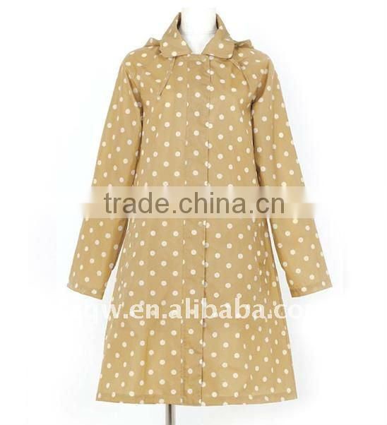 fashion women raincoat rubber poncho