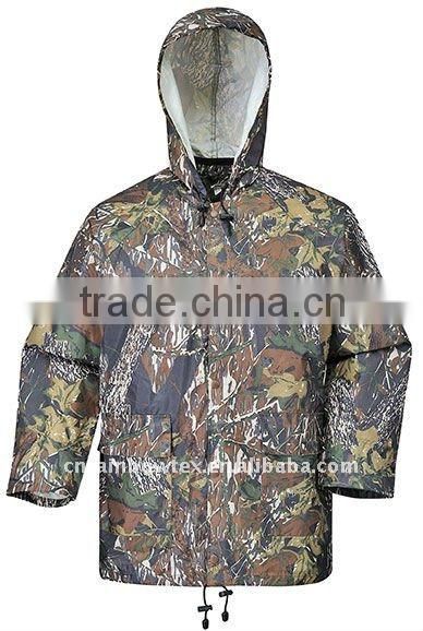 Polyester /PVC Rainsuit