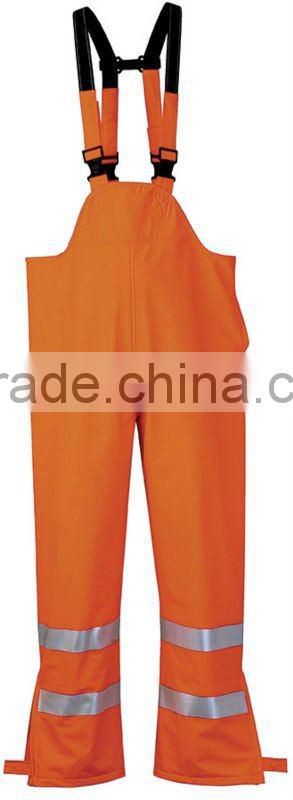 PU Rain bib pants for working