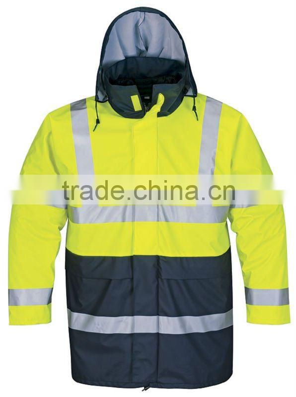 3 in 1 Hiviz Stretchable PU jacket