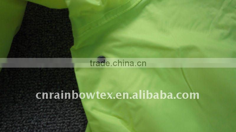Polyester PVC rain jacket