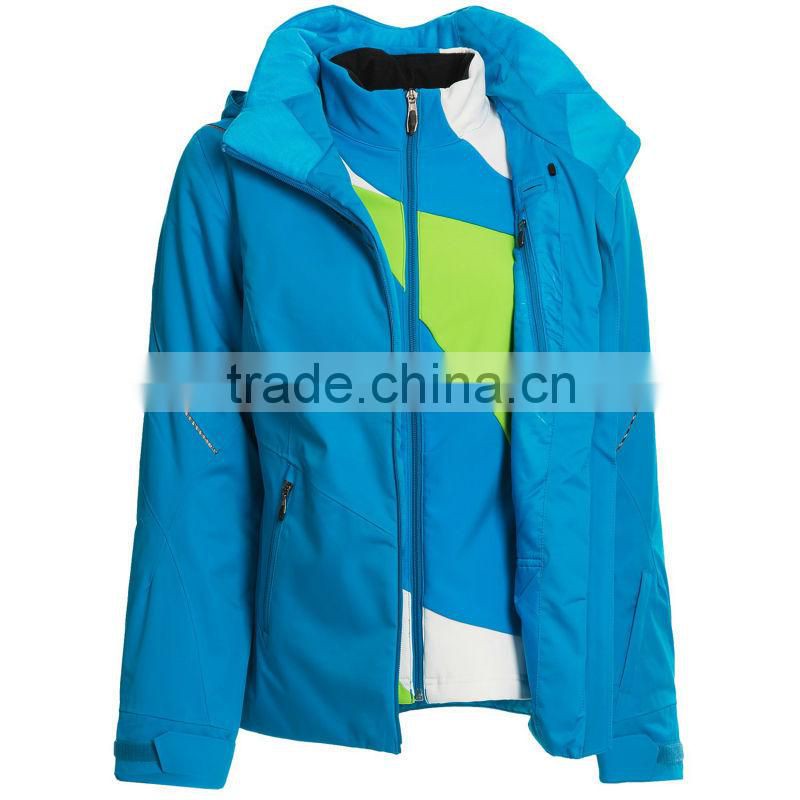 3 in 1 100%polyester womens winter jacket