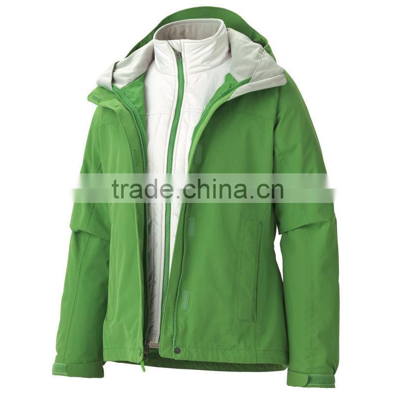 Uniseason white women winter jacket