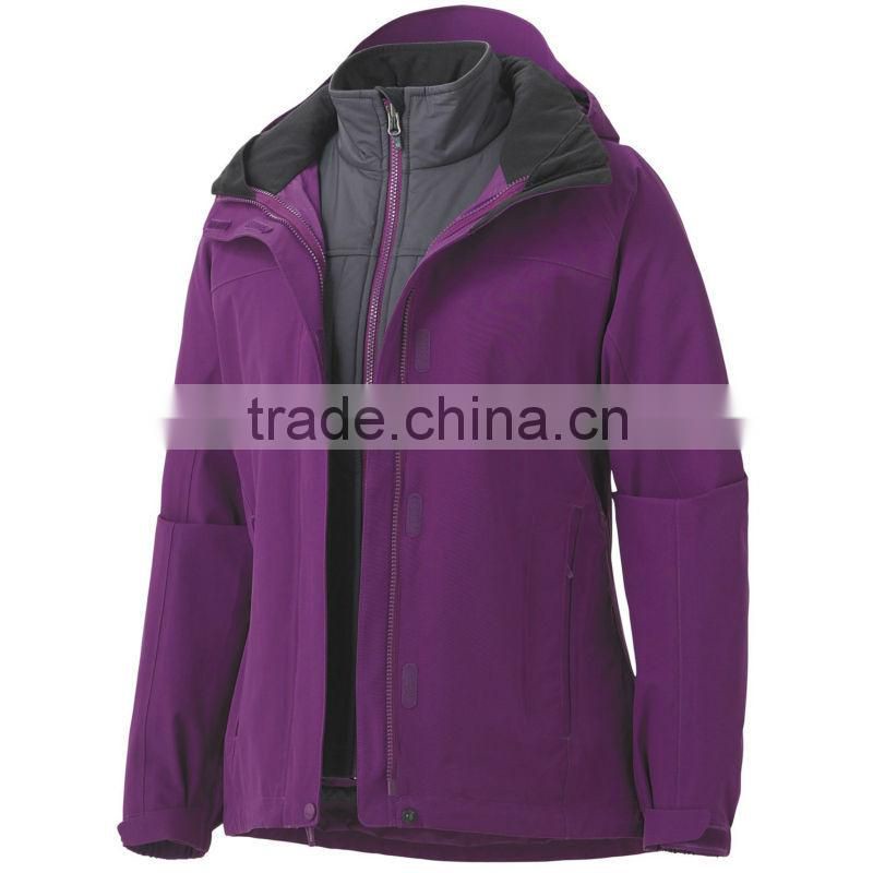 Uniseason white women winter jacket