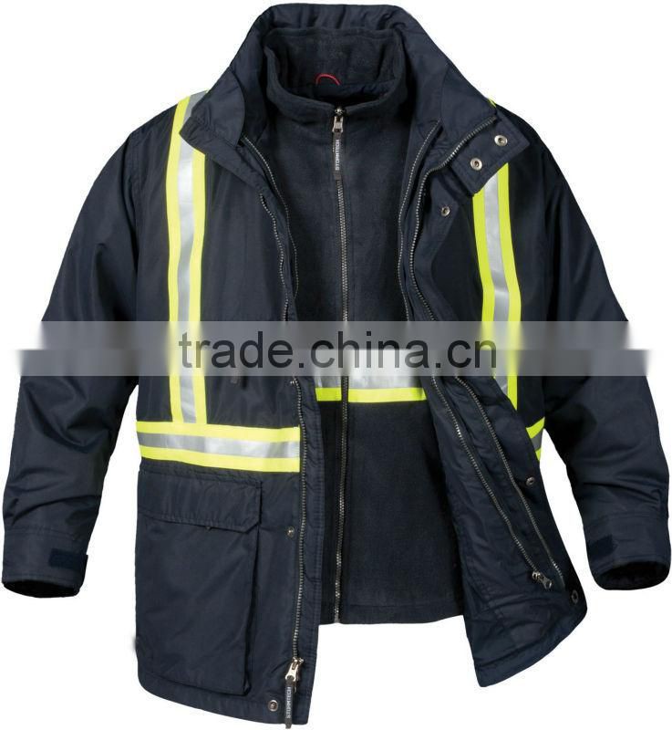 Outdoor men 3 in 1 safety jacket