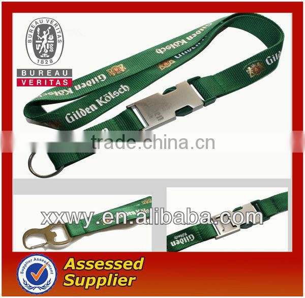 Custom Polyester Screen Printed And Advertising Promotional Giveaway Lanyard Factory Direct Sale