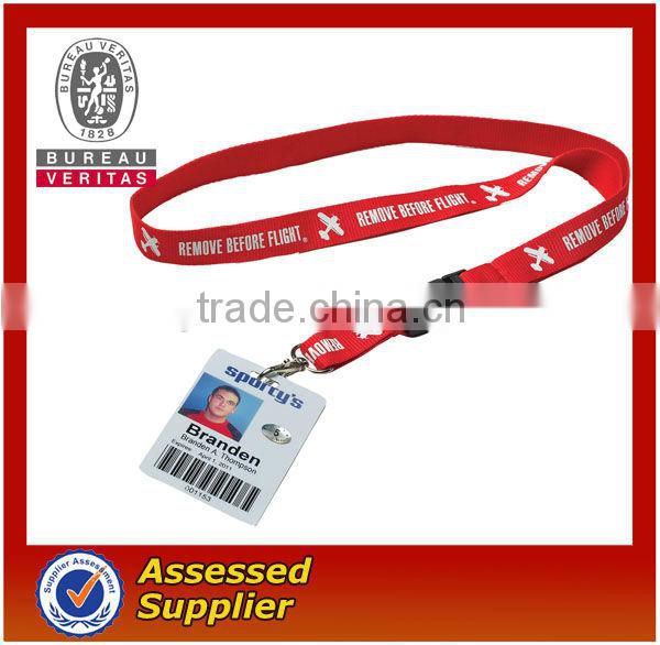 Custom Polyester Screen Printed And Advertising Promotional Giveaway Lanyard Factory Direct Sale