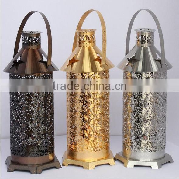 square style wholesale cheap colored sheet copper candlesticks for holiday