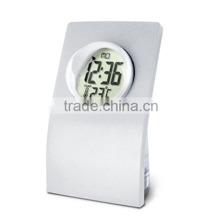 With the functions of temperature significant pretty digital alarm water glass clock