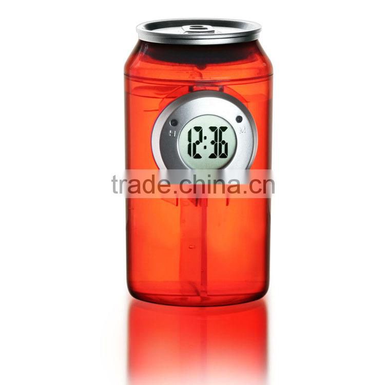 With the functions of temperature significant pretty digital alarm water glass clock