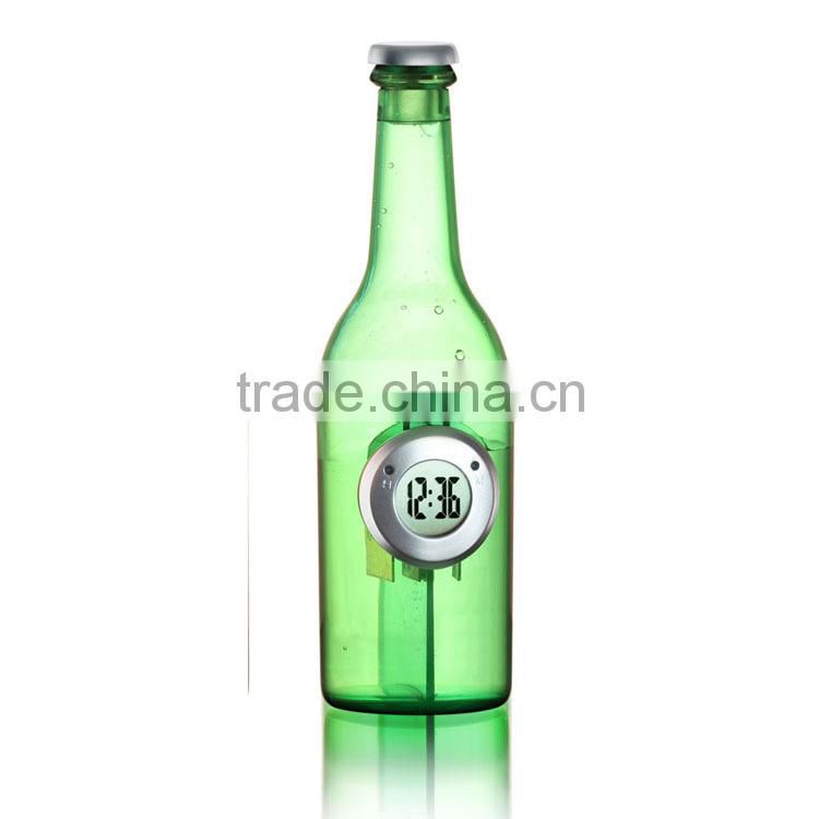 With the functions of temperature significant pretty digital alarm water glass clock