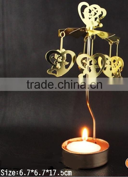square style wholesale cheap colored sheet copper candlesticks for holiday