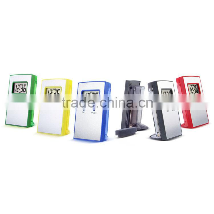 Winebottle Water Power smart clock with thermometer or temperature gauge