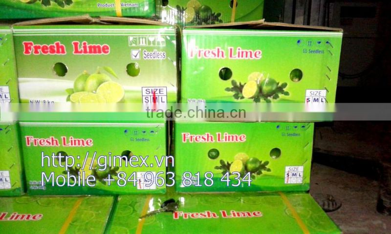 seedless lime & fresh lemon