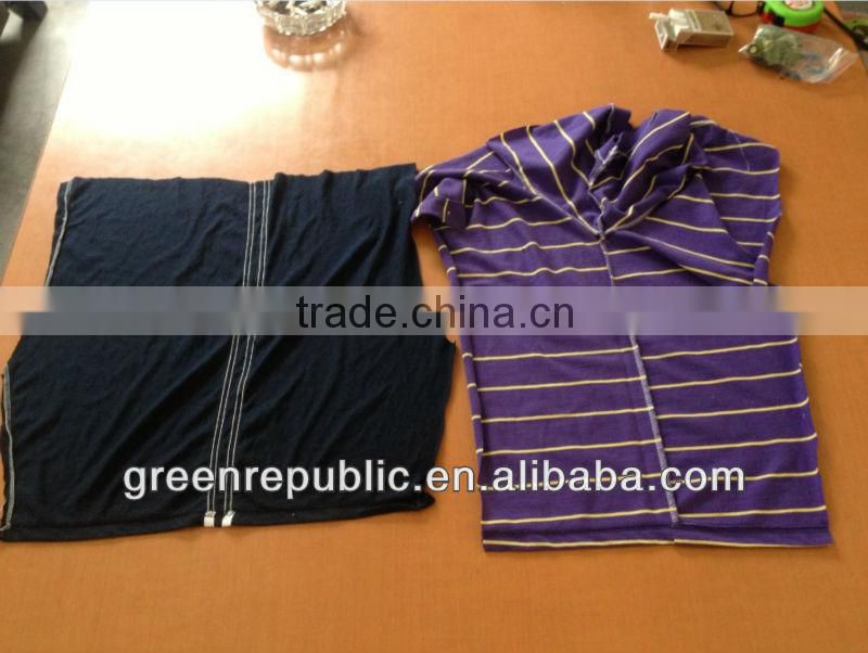 100% pure cotton rags from used clothes