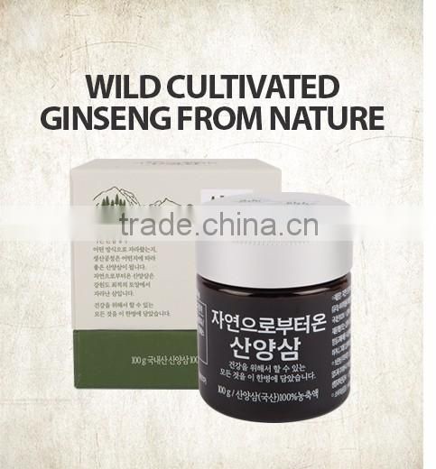 Wild Cultivated Ginseng from nature 100g Korean foods Health Food Nutrition Healthy eating plan