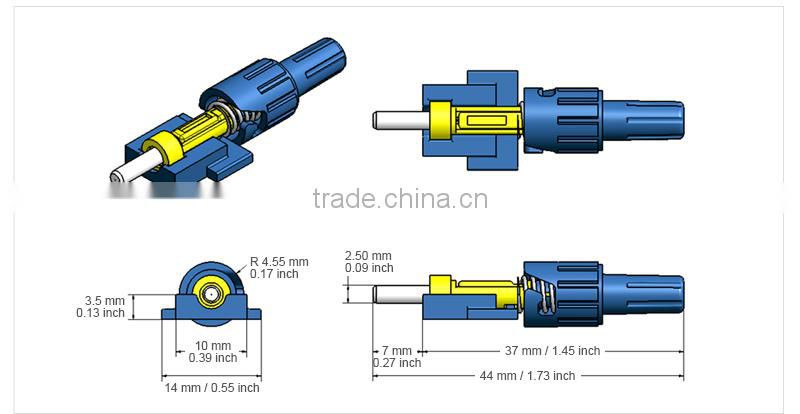 Field Assembly Optical Connector - ST type