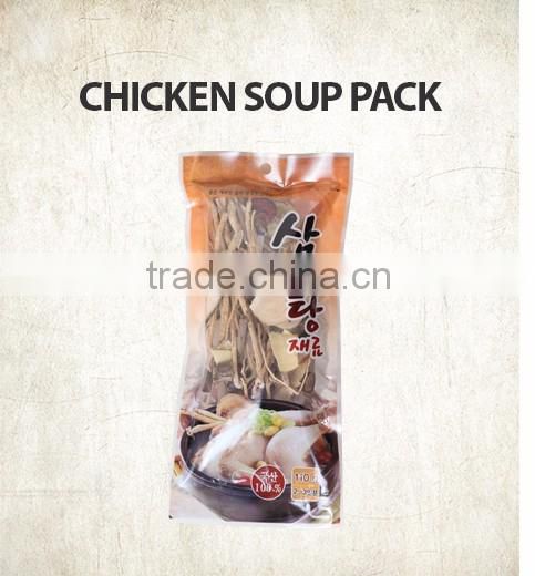 Chicken Soup Pack 110g Korean Food Nutritional Pack Chicken Soup Material Recipe Hot summer days Health Food Samgyetang