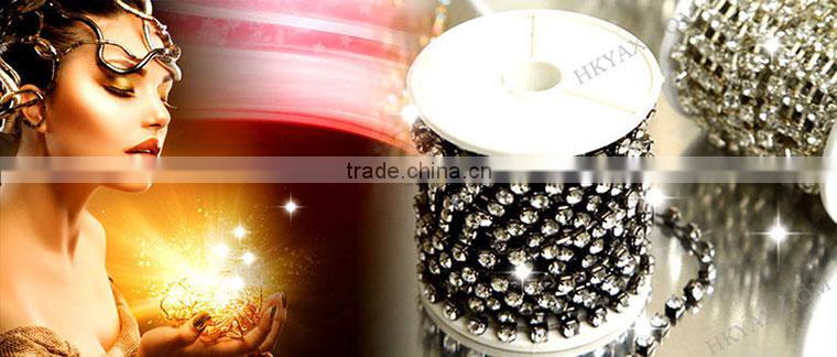 0115L Fashion Plastic rhinestone banding Rhinestone;High Quality accessories dresses Rhinestone banding