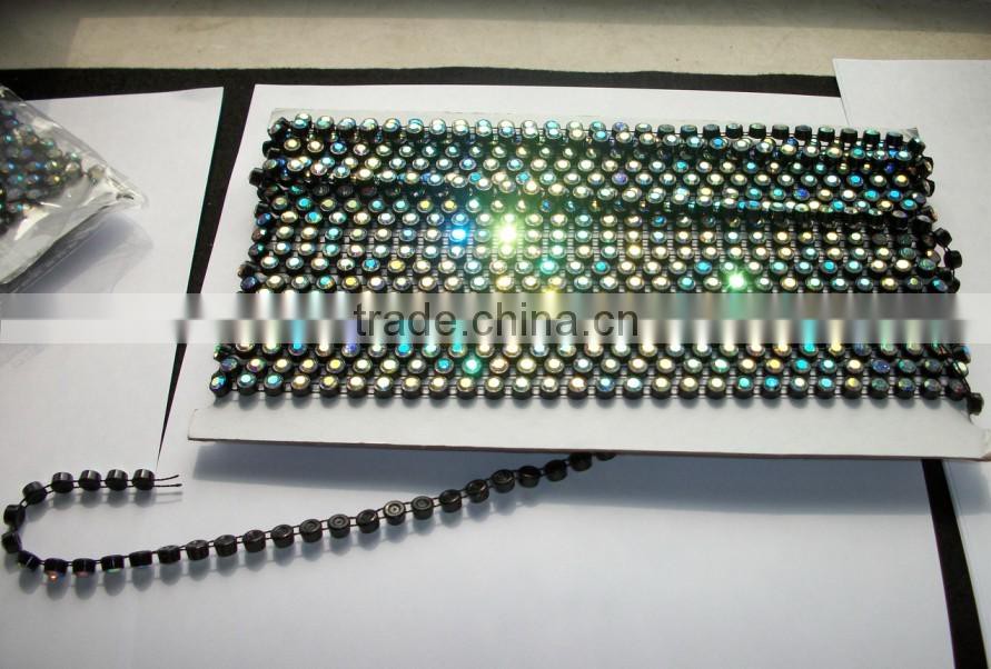 0115L Fashion Plastic rhinestone banding Rhinestone;High Quality accessories dresses Rhinestone banding