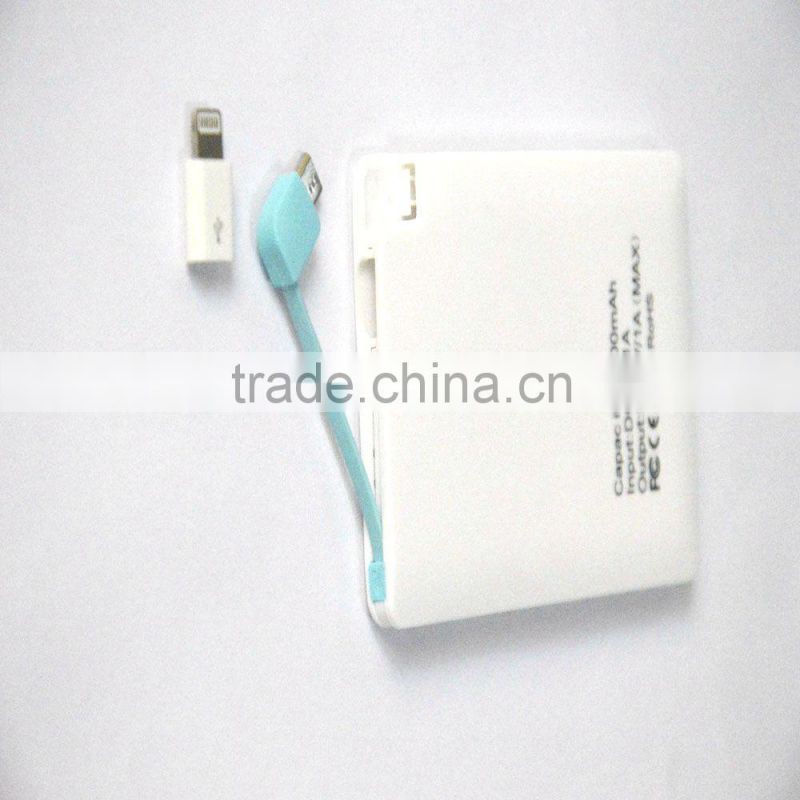 hot new products for 2016 Ultra Slim credit card Power Bank 2500mAh ultra slim power bank,Portable Power Bank,mobile charger