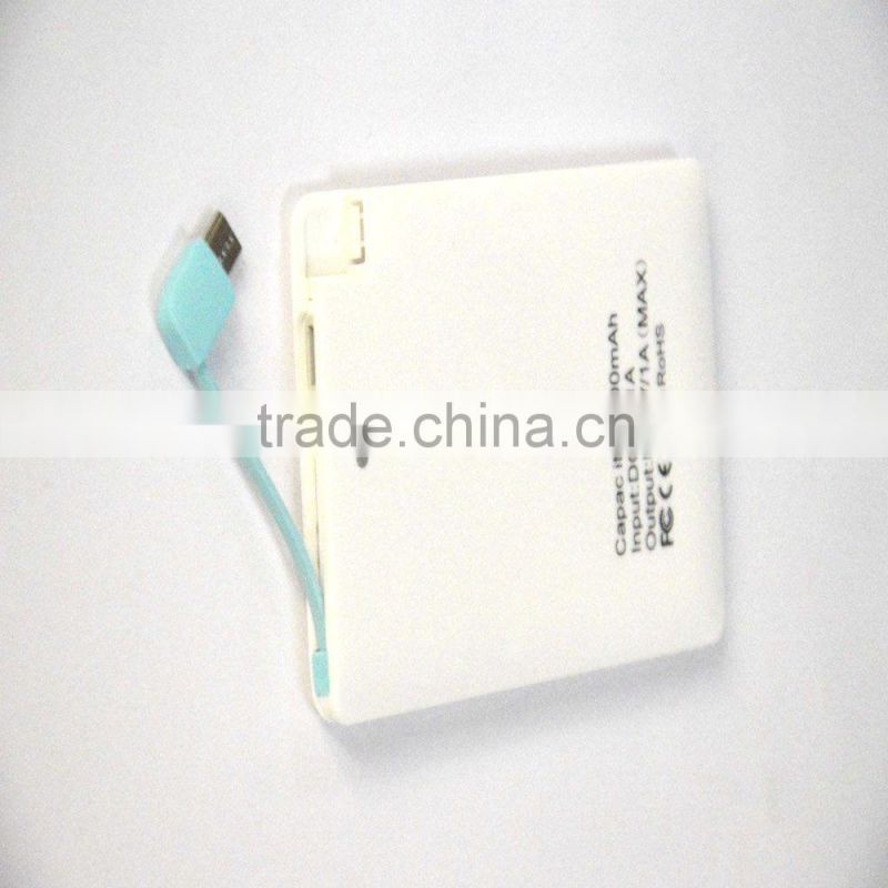hot new products for 2016 Ultra Slim credit card Power Bank 2500mAh ultra slim power bank,Portable Power Bank,mobile charger