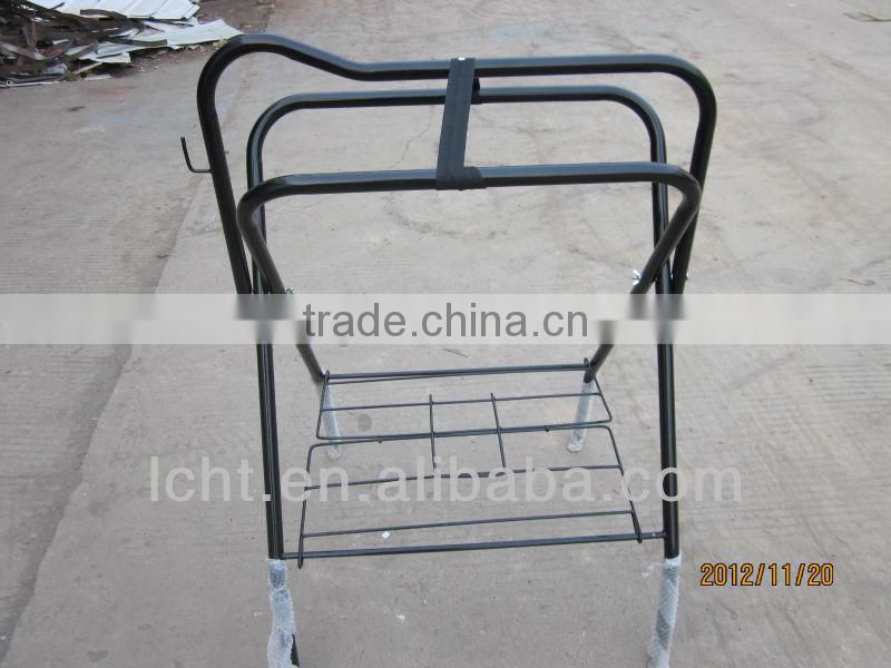 Folding Saddle Rack with metal mesh wire,western saddle/English saddle/horse products
