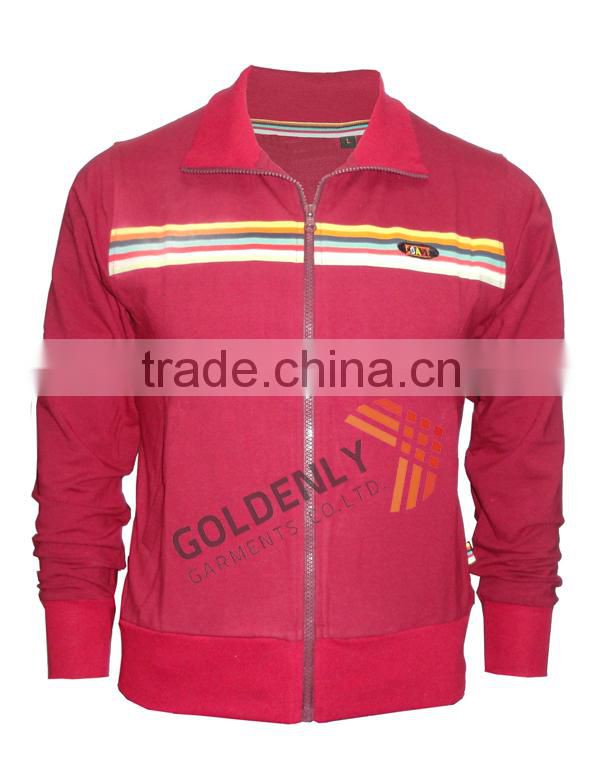100% polyester men's tricot jacket hot sale in cheap price with good quality