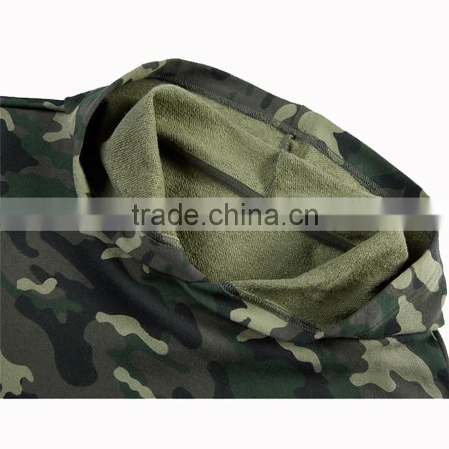 Hot sale products women fashion pullover flare sleeve camouflage hoodie