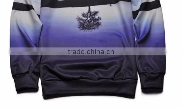 Custom Men Crew Neck All Over Digital Print Hoodies