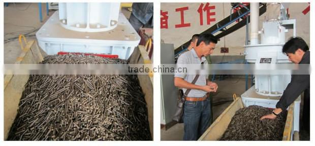 Hot sell 1500kg per hour timber ring die pellet mill with circular mould