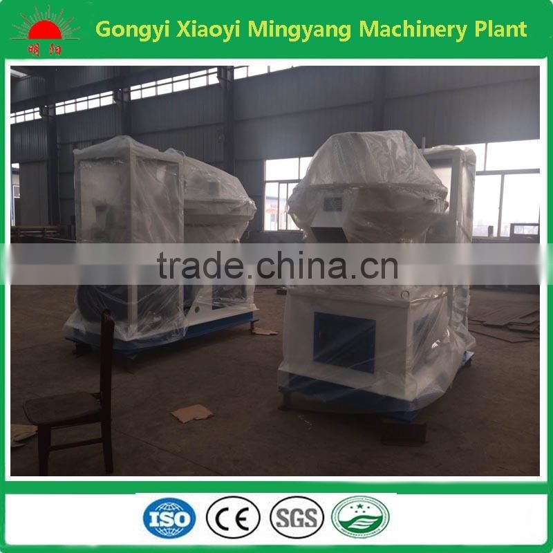 Ce approved vertical ring die 55kw electrical pellet machine mill with double layer