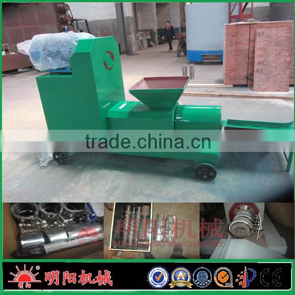 Hot sell automatic biomass 150kg/h peanut shell briquette forming machine for bbq