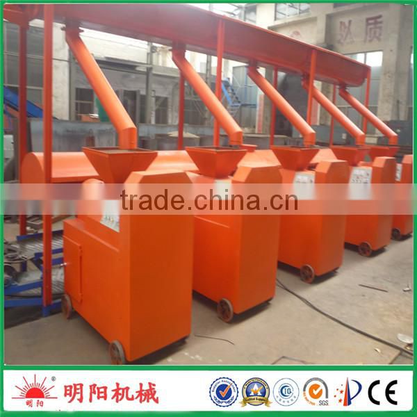 Hot sell automatic biomass 150kg/h peanut shell briquette forming machine for bbq