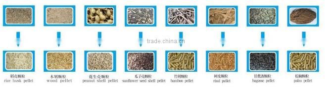 Ce approved vertical ring die 55kw electrical pellet machine mill with double layer