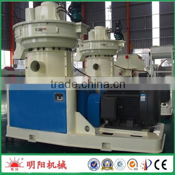 High quality vertical ring die 1.5 ton per hour electrical pellet machine mill used biomass