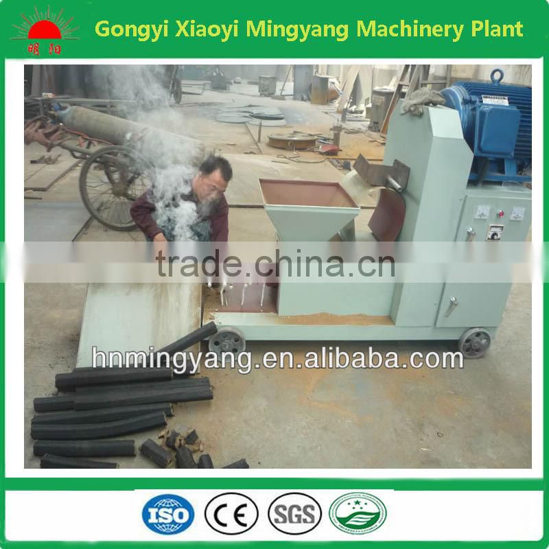 CE approved popular type 15kw 200kg per hour rice hull briquette shaping machine for sell