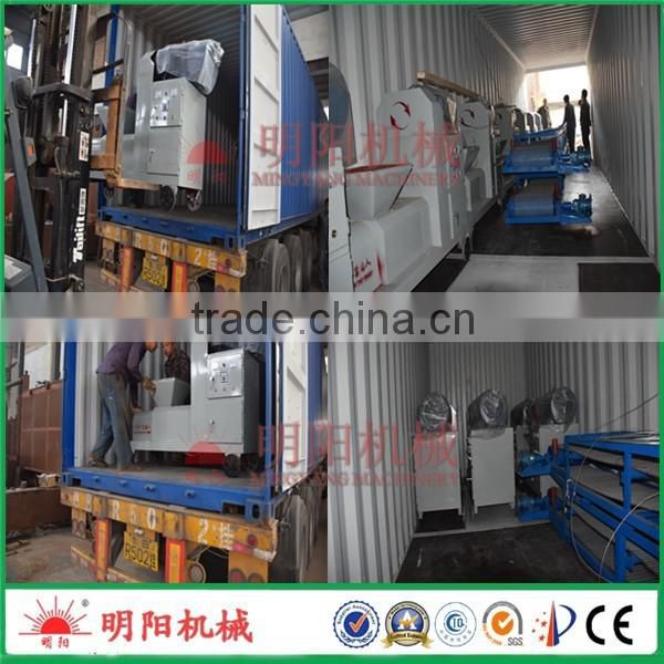 Hot sell automatic biomass 150kg/h peanut shell briquette forming machine for bbq