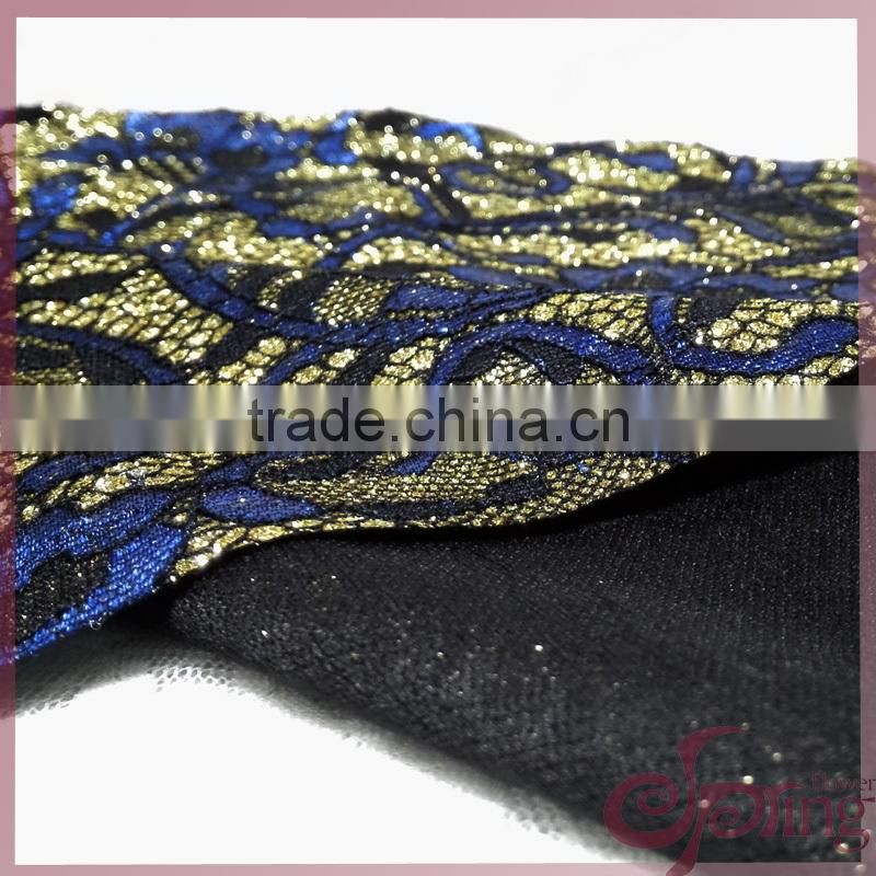 Best selling bonded nylon fabric with lace