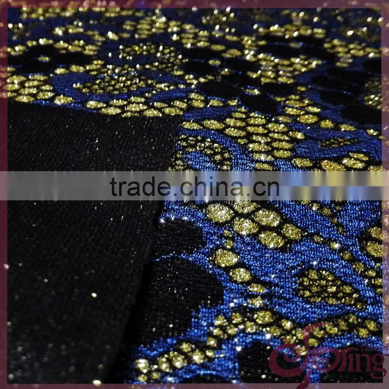 Fashion dress fabric nylon lace fabric bonded lace fabric