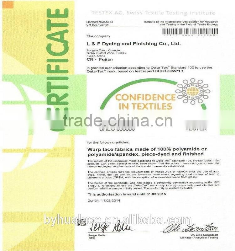 Top selling bonded lace fabric