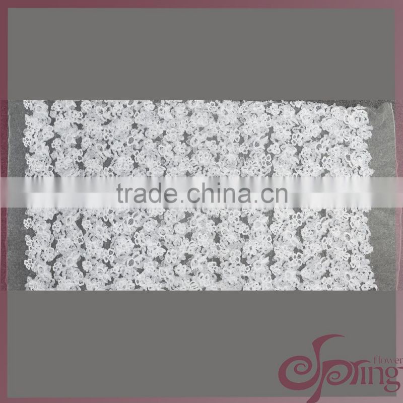 bridal lace embroidery with 3D coiling tape